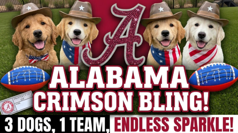 Roll Tide, Paws Up! The Ultimate Game Day Gear for Crimson Tide Pups